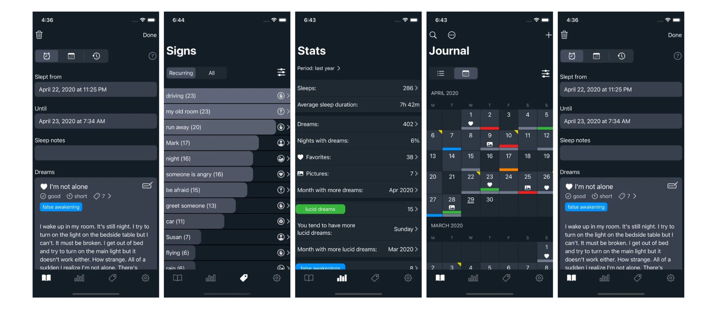 Dreams IOS App